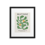 Fern Green Leaf: Matisse Series 01 | Mid-Century Edition Framed Art Print Gallery Image 5