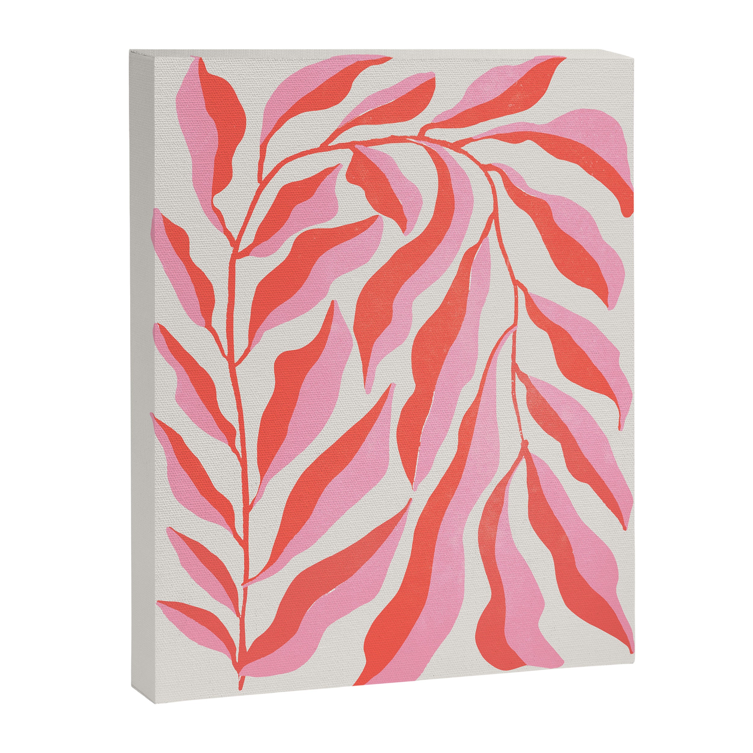 Ferns: Peach Matisse Edition Canvas Print Gallery Image 6