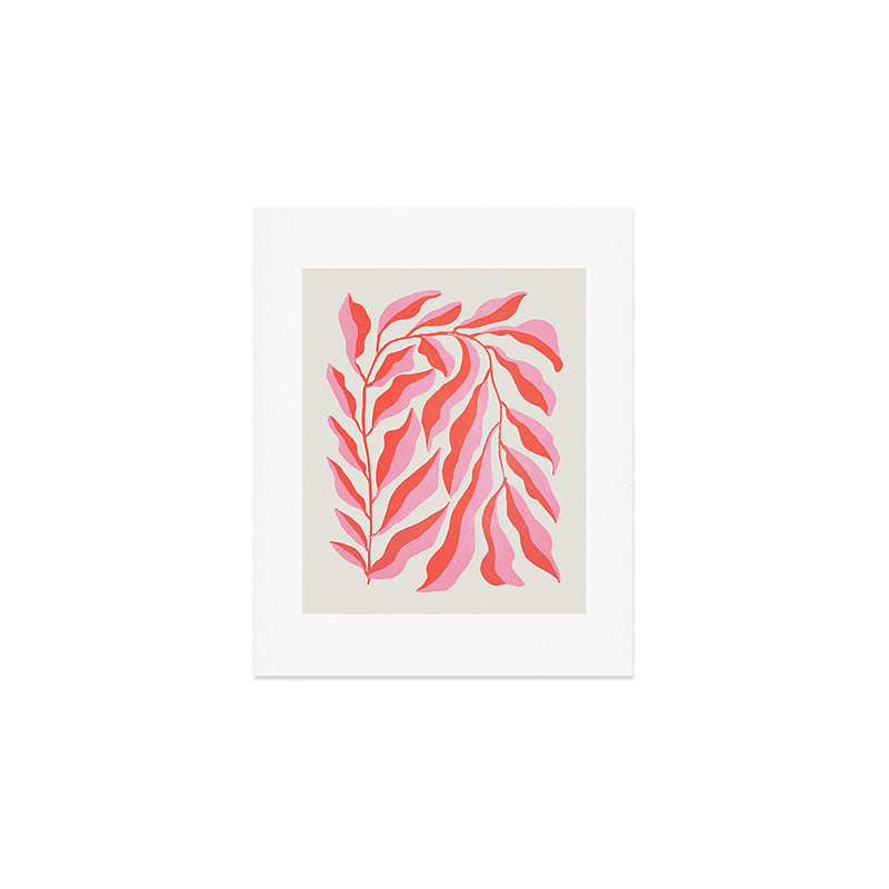 Ferns: Peach Matisse Edition Art Print Gallery Image 1
