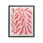 Ferns: Peach Matisse Edition Framed Canvas Print Gallery Image 6