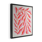 Ferns: Peach Matisse Edition Framed Canvas Print Gallery Image 2
