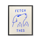 Fetch This Framed Canvas Print Gallery Image 6