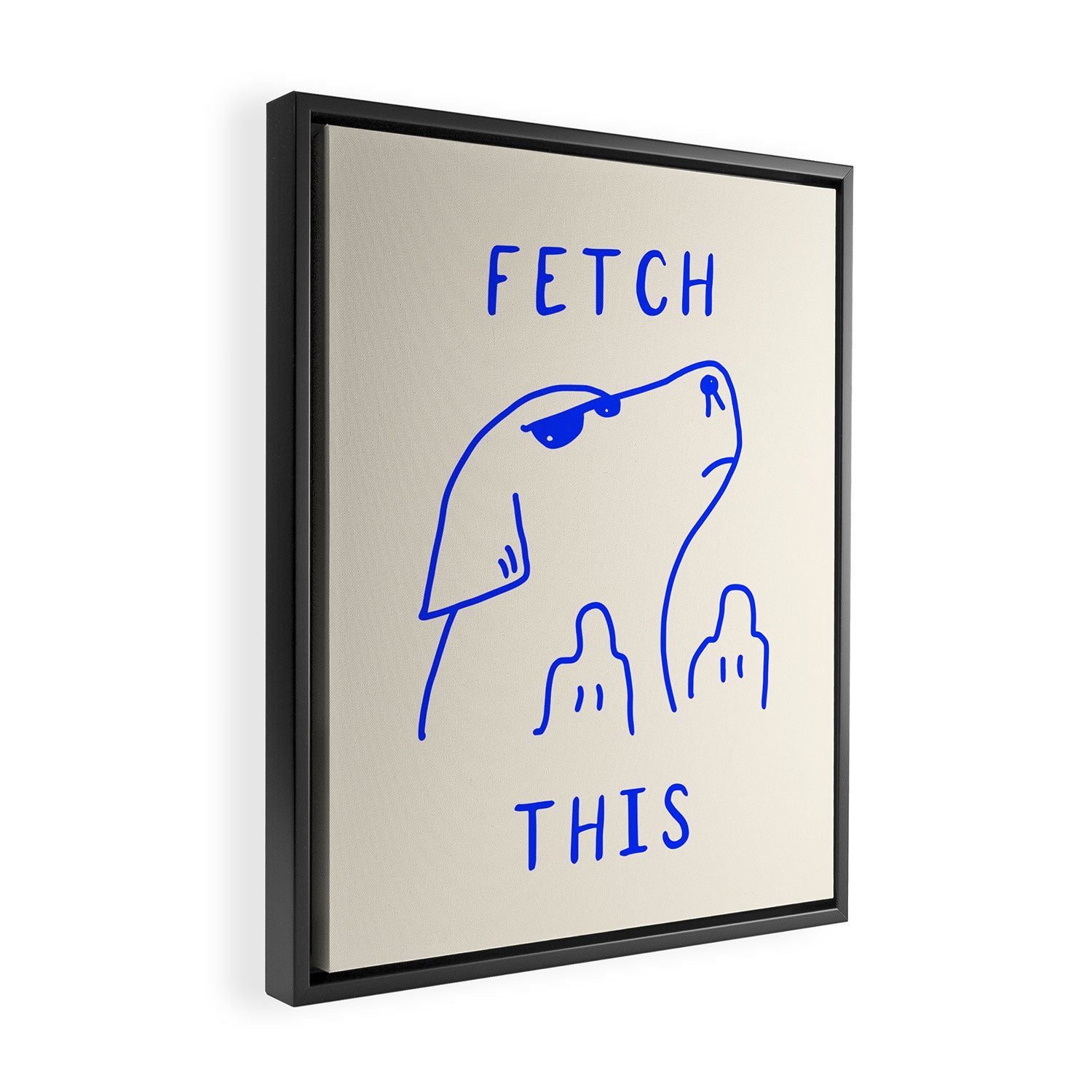 Fetch This Framed Canvas Print Gallery Image 2