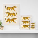 Fierce: Golden Tiger Edition Canvas Print Gallery Image 3