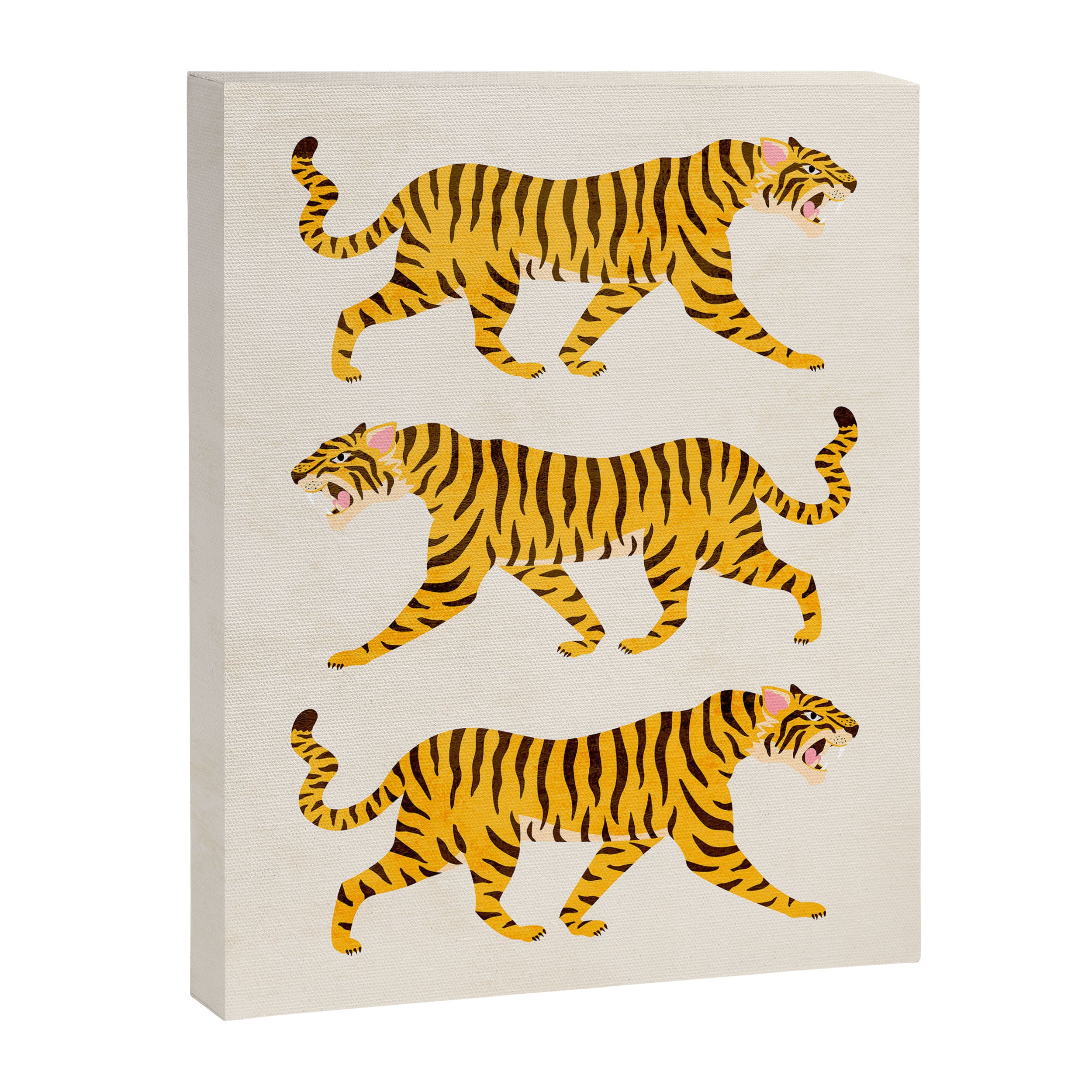 Fierce: Golden Tiger Edition Canvas Print Gallery Image 6