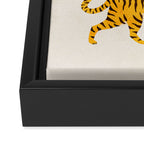Fierce: Golden Tiger Edition Framed Canvas Print Gallery Image 3