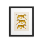 Fierce: Golden Tiger Edition Framed Art Print Gallery Image 5