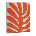 Fire Red: Wild Leaf | Matisse Foliage Paper Cutouts 01 Canvas Print Gallery Image 6
