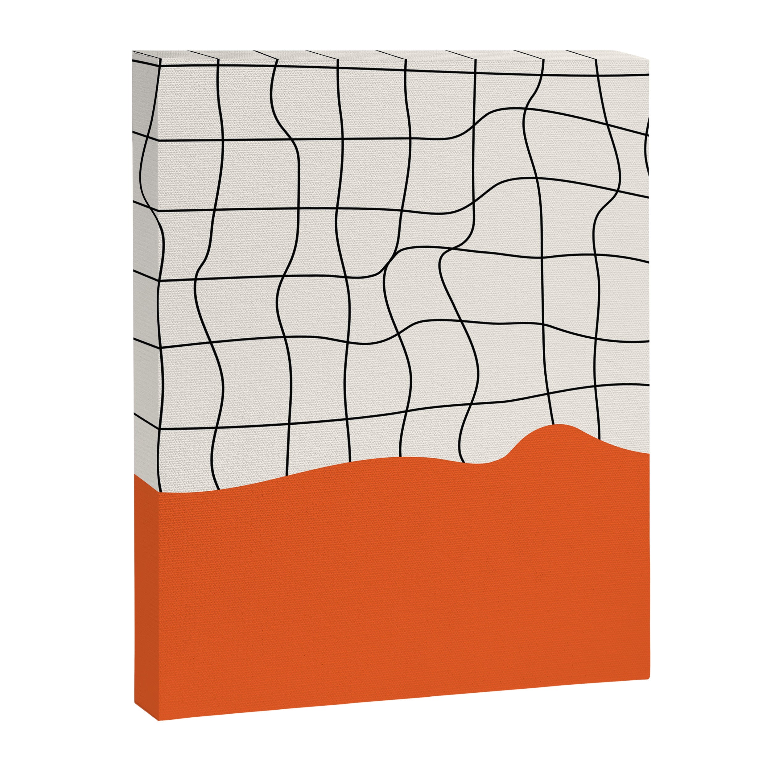 Flamingo Drip | Warp Grid: Off-White Day Edition Canvas Print Gallery Image 6