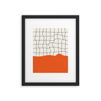 Flamingo Drip | Warp Grid: Off-White Day Edition Framed Art Print Gallery Image 5