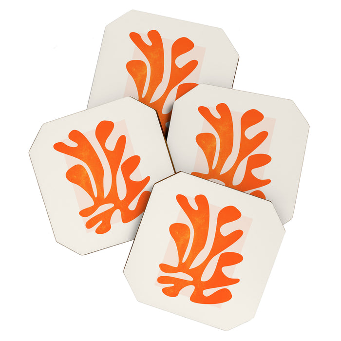 Flamingo: Matisse Color Series IV | Mid-Century Edition Coaster Gallery Image 1