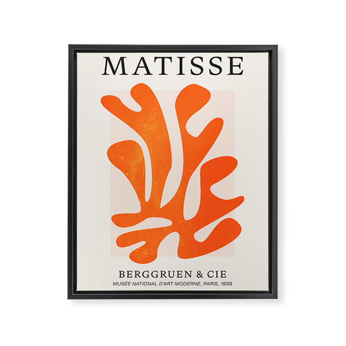 Flamingo: Matisse Color Series IV | Mid-Century Edition Framed Canvas Print Gallery Image 1