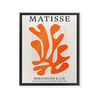 Flamingo: Matisse Color Series IV | Mid-Century Edition Framed Canvas Print Gallery Image 6