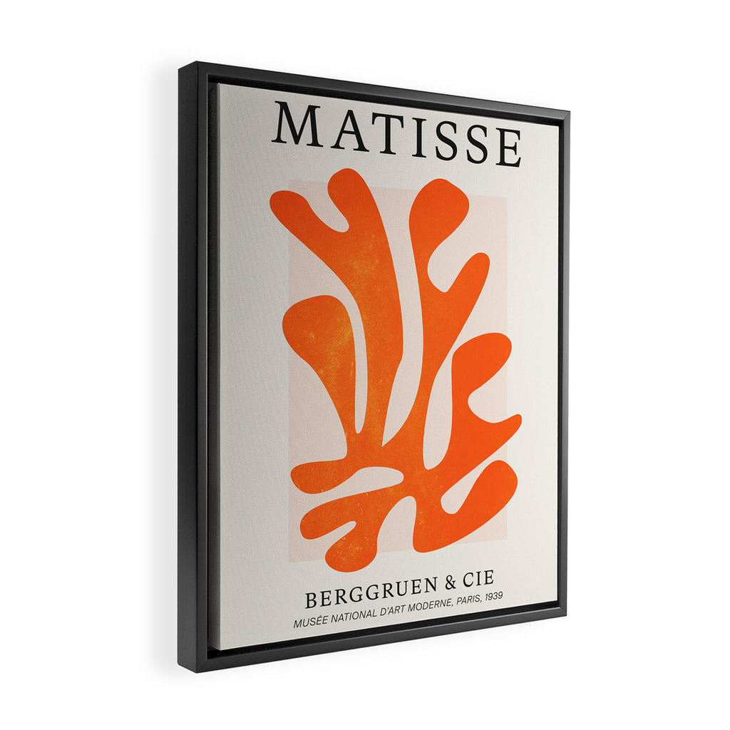 Flamingo: Matisse Color Series IV | Mid-Century Edition Framed Canvas Print Gallery Image 2