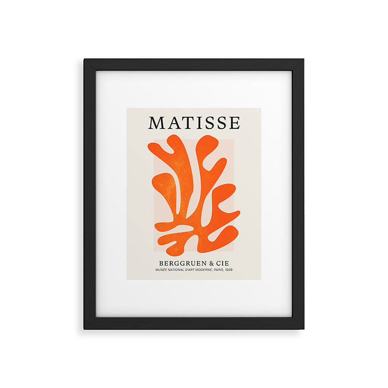 Flamingo: Matisse Color Series IV | Mid-Century Edition Framed Art Print Gallery Image 5
