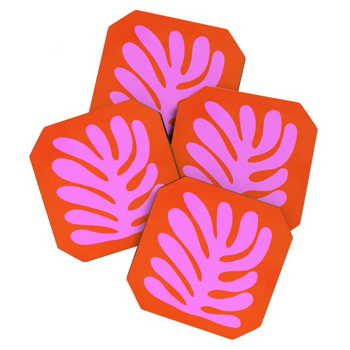 Flamingo & Orioles: Matisse Paper Cutouts 10 Coaster Gallery Image 1