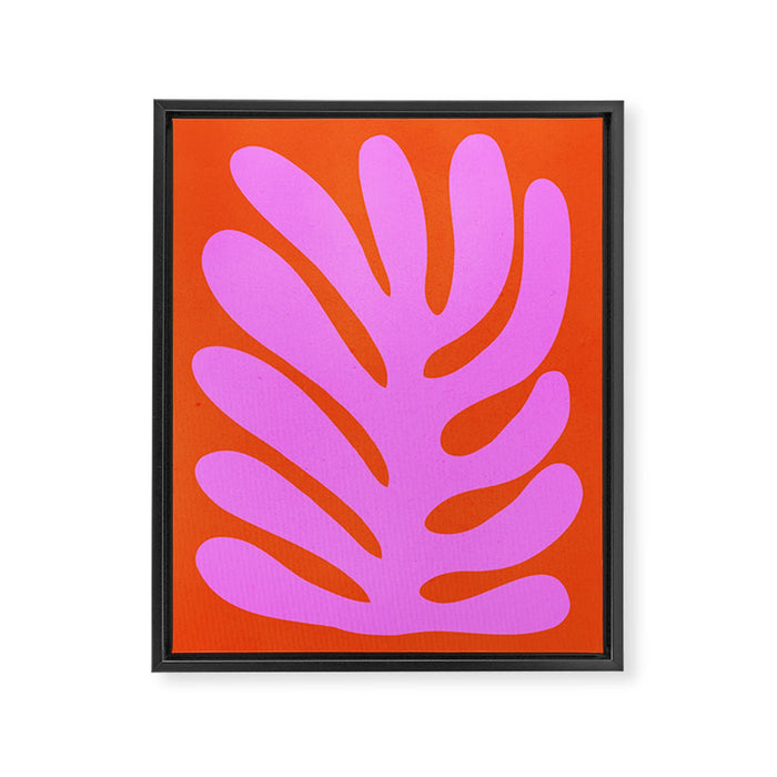 Flamingo & Orioles: Matisse Paper Cutouts 10 Framed Canvas Print Gallery Image 1