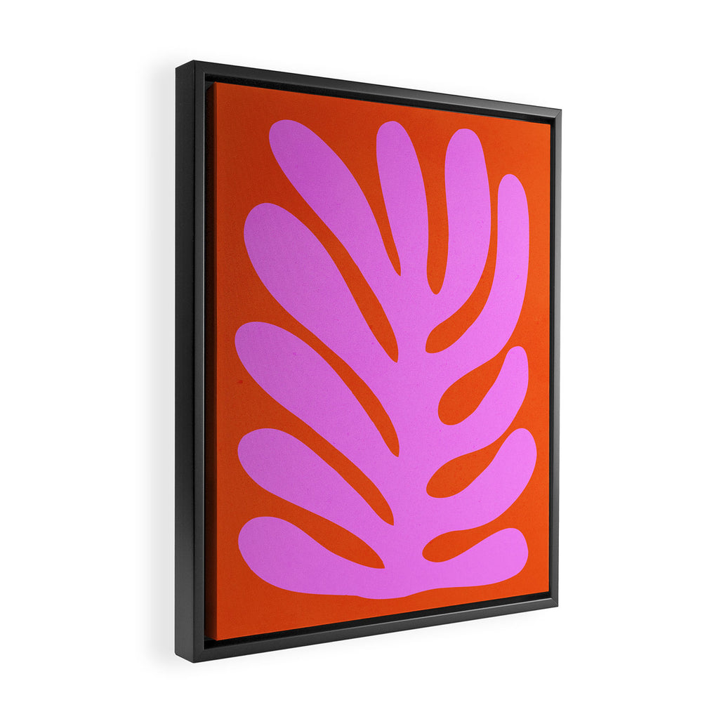 Flamingo & Orioles: Matisse Paper Cutouts 10 Framed Canvas Print Gallery Image 2