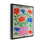 Flower Market 01: London Framed Canvas Print Gallery Image 2