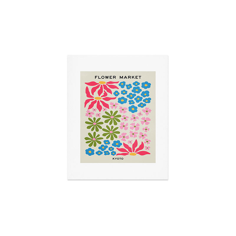 Flower Market 02: Kyoto Art Print Gallery Image 1