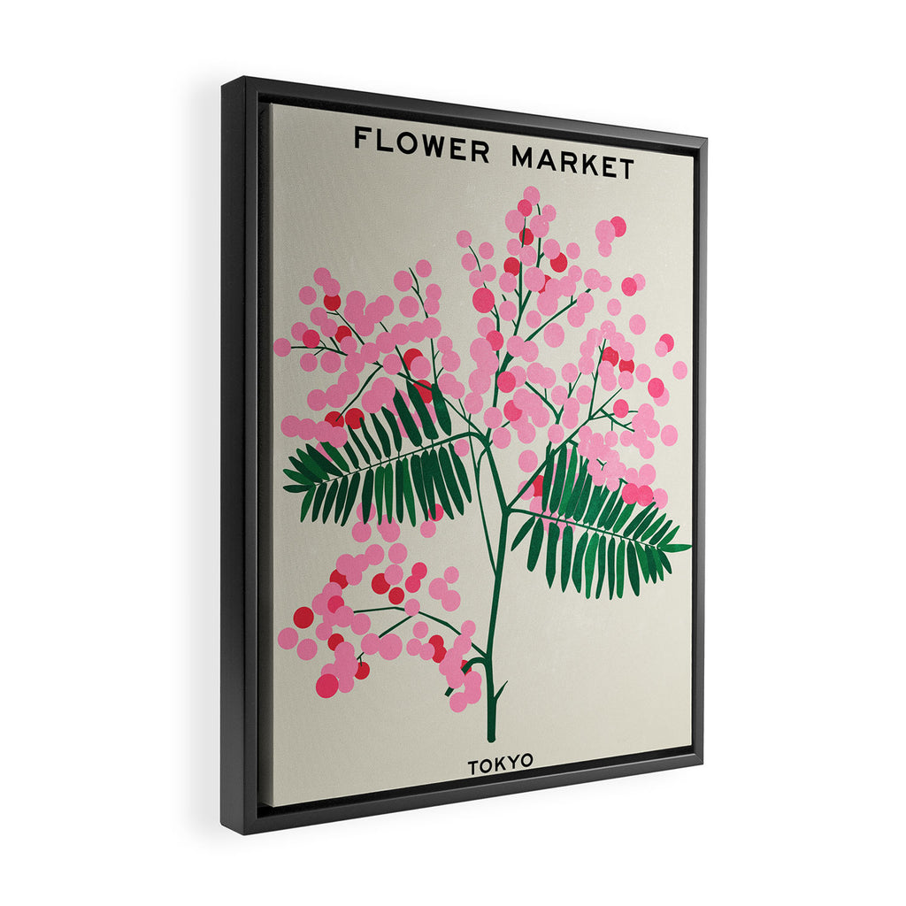 Flower Market 03: Tokyo Framed Canvas Print Gallery Image 2