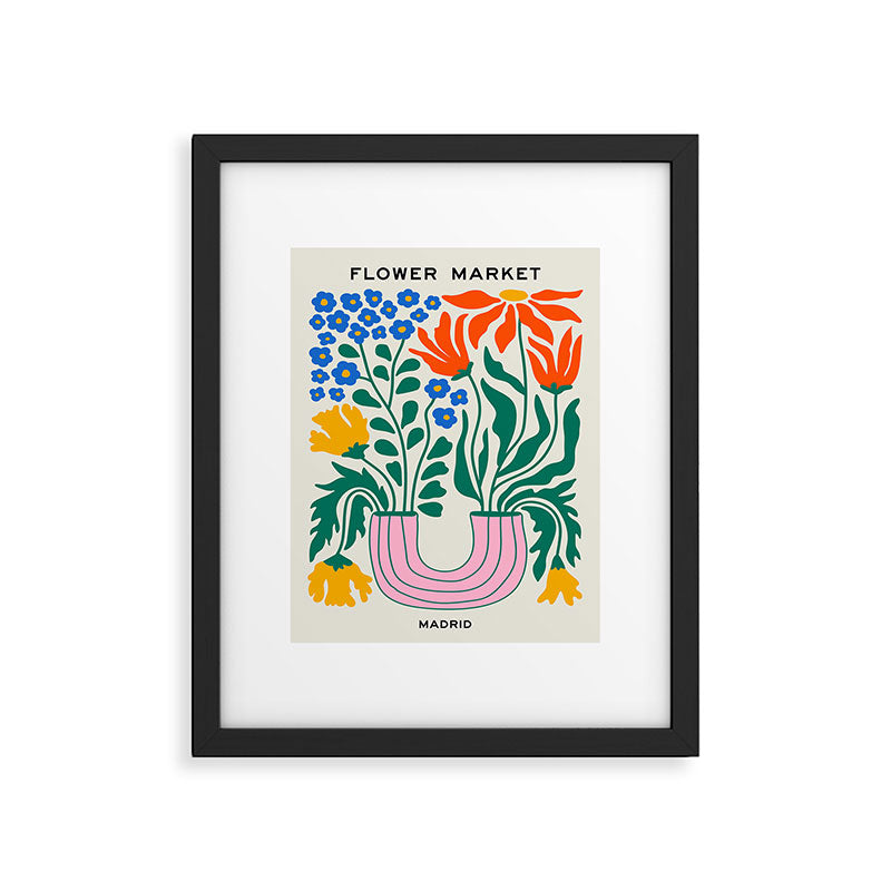 Flower Market 04: Madrid Framed Art Print Gallery Image 5