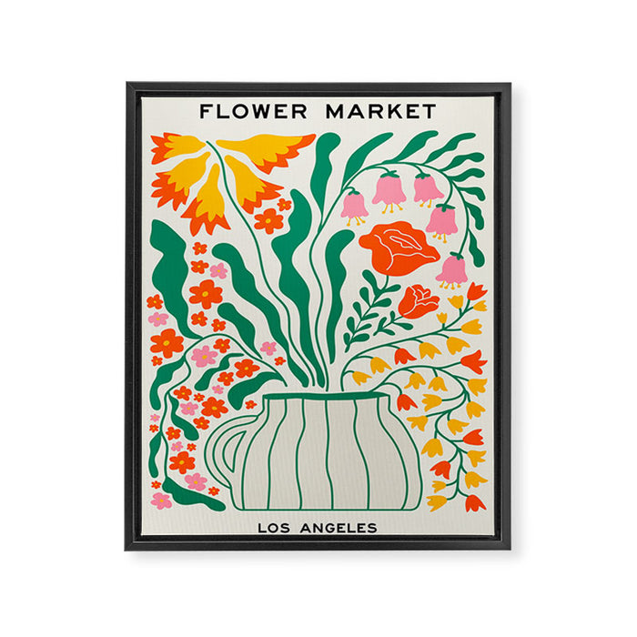 Flower Market 05: Los Angeles Framed Canvas Print Gallery Image 1