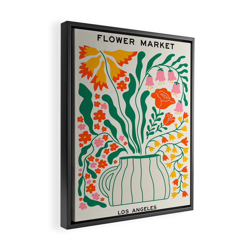 Flower Market 05: Los Angeles Framed Canvas Print Gallery Image 2