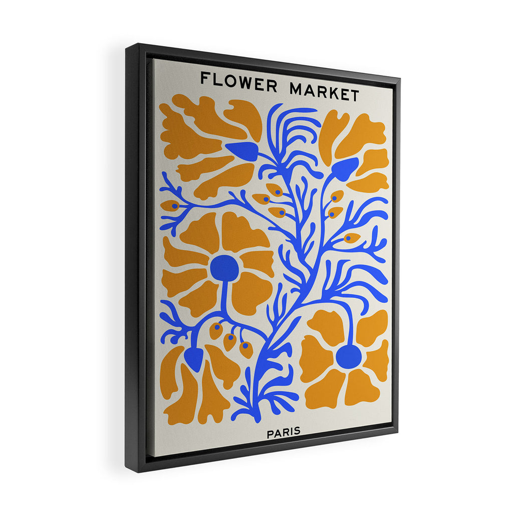 Flower Market 06: Paris Framed Canvas Print Gallery Image 2