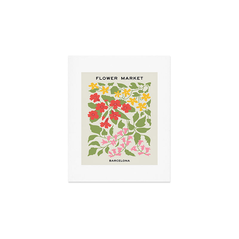 Flower Market 07: Barcelona Art Print Gallery Image 1