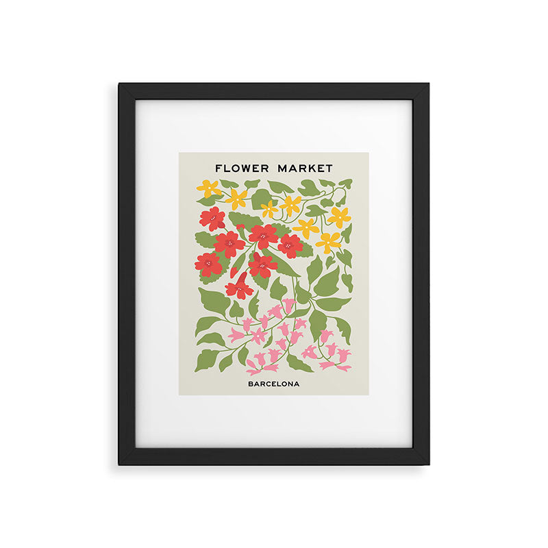 Flower Market 07: Barcelona Framed Art Print Gallery Image 5