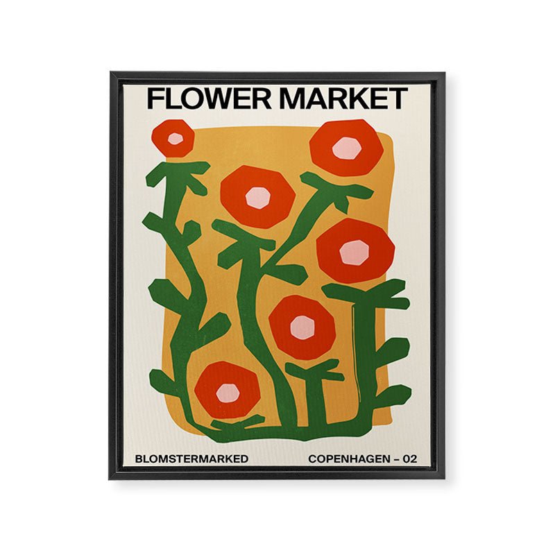 Flower Market II: Copenhagen | Matisse Edition Framed Canvas Print Gallery Image 6