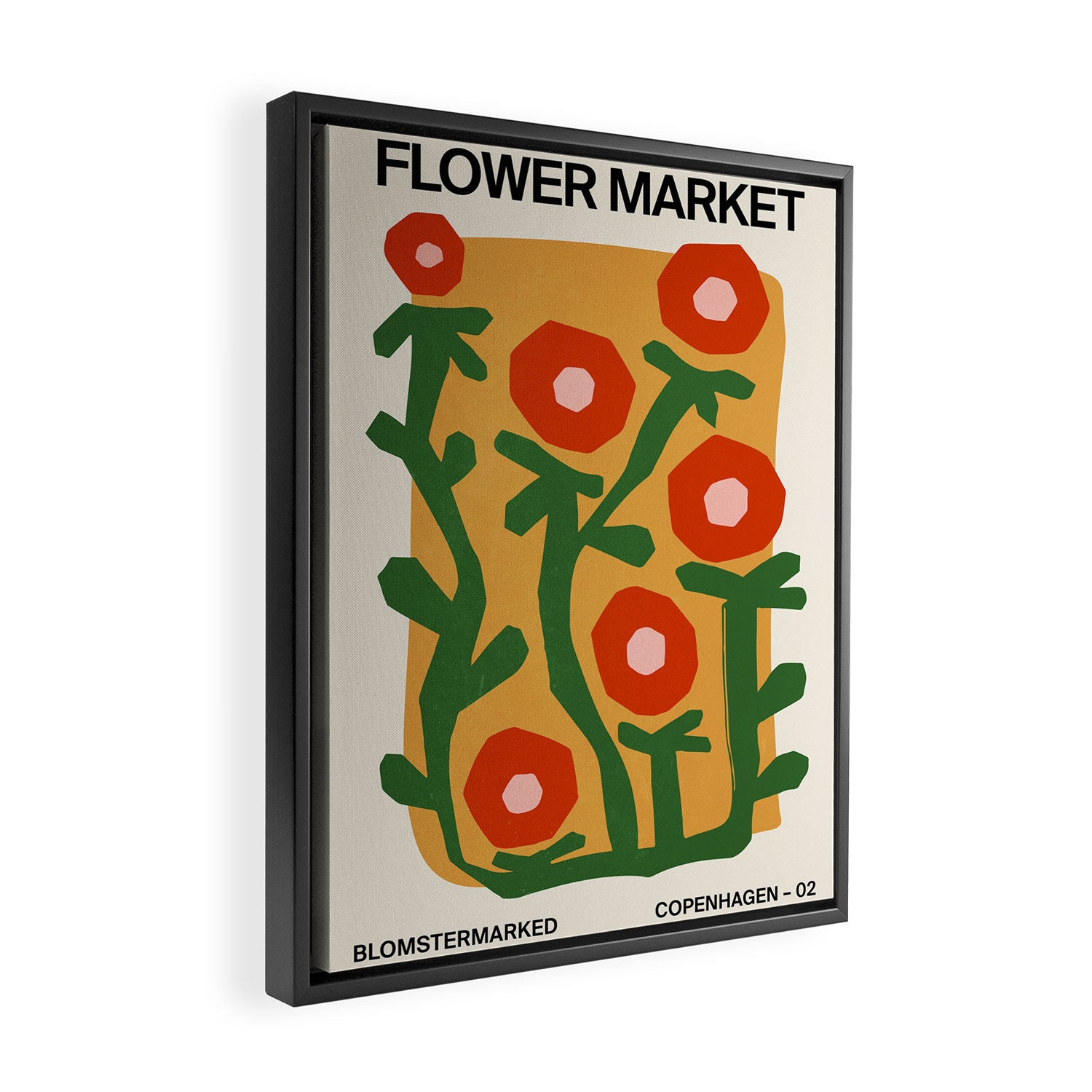 Flower Market II: Copenhagen | Matisse Edition Framed Canvas Print Gallery Image 2
