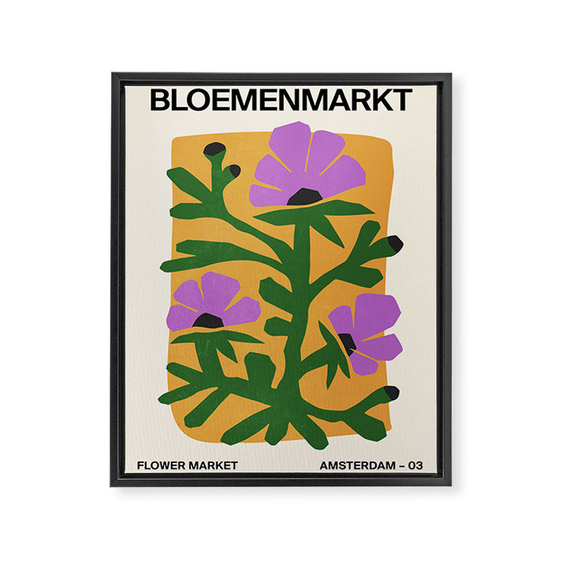 Flower Market III: Amsterdam | Matisse Edition Framed Canvas Print Gallery Image 6