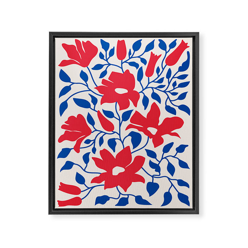 Flowers & Branches: Day Edition Framed Canvas Print Gallery Image 6