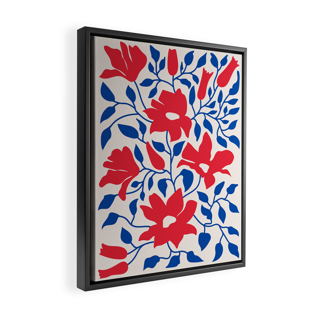 Flowers & Branches: Day Edition Framed Canvas Print Gallery Image 2