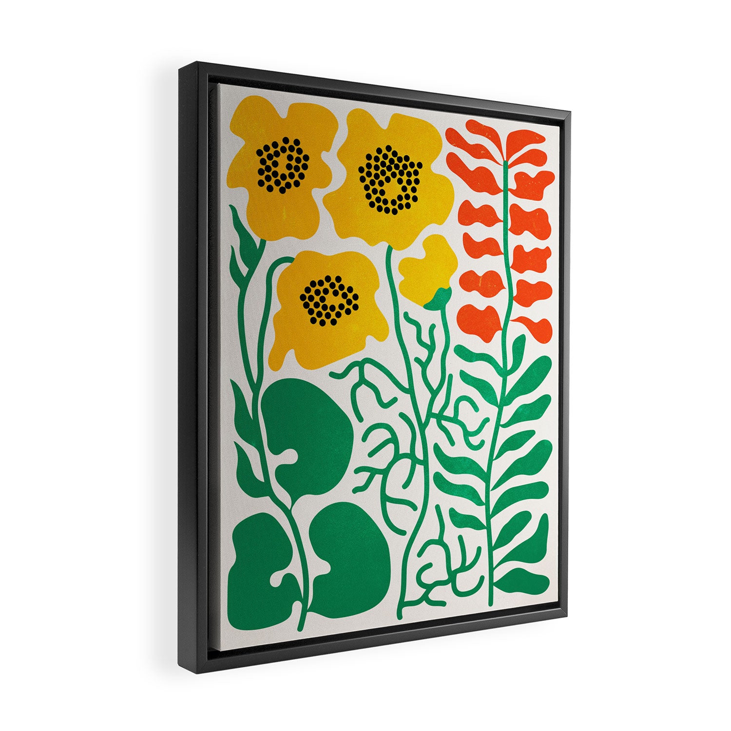 Flowers & Branches II Framed Canvas Print Gallery Image 2