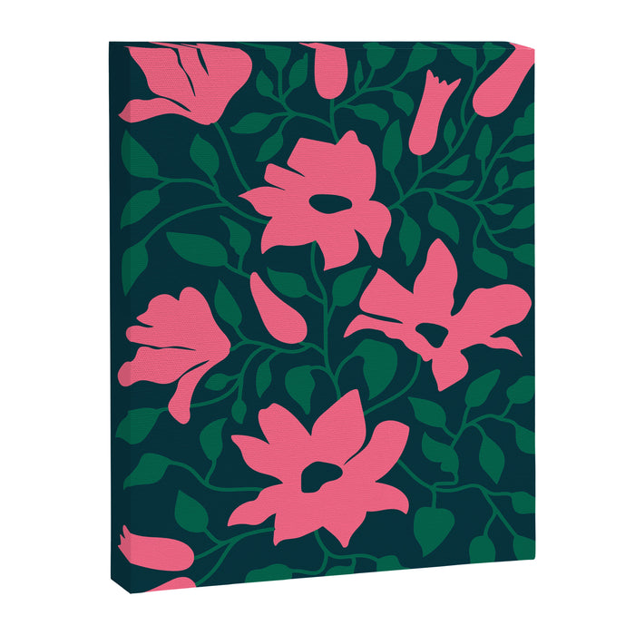 Flowers & Branches: Night Edition Canvas Print Gallery Image 1