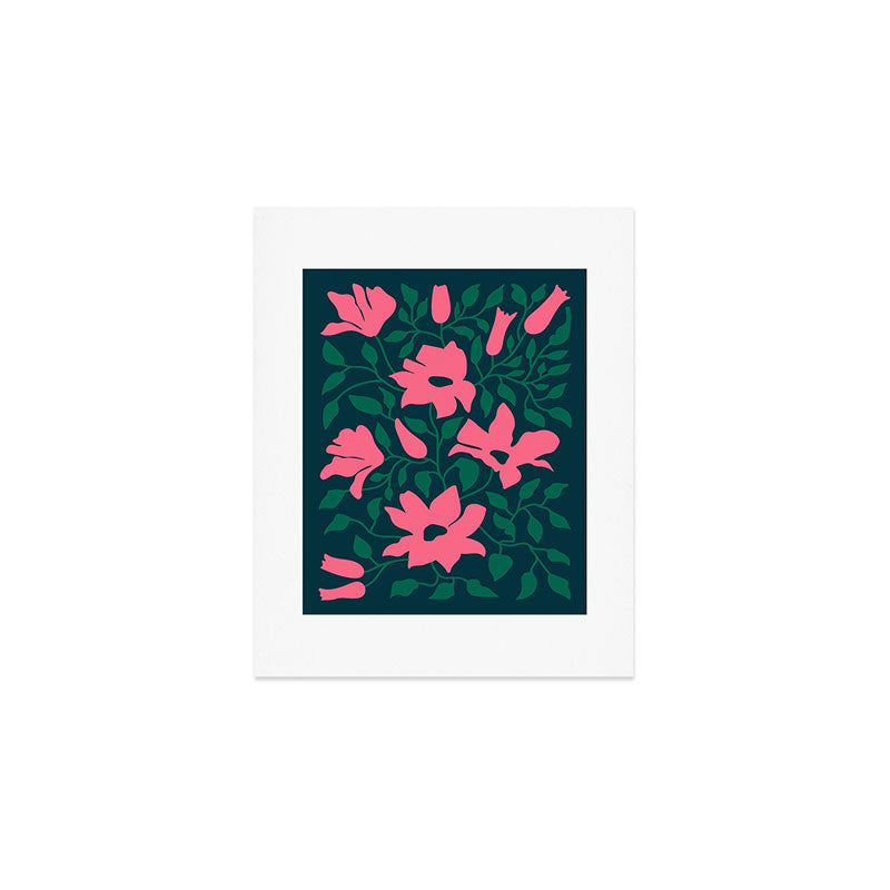 Flowers & Branches: Night Edition Art Print Gallery Image 1