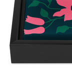 Flowers & Branches: Night Edition Framed Canvas Print Gallery Image 3