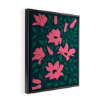 Flowers & Branches: Night Edition Framed Canvas Print Gallery Image 2