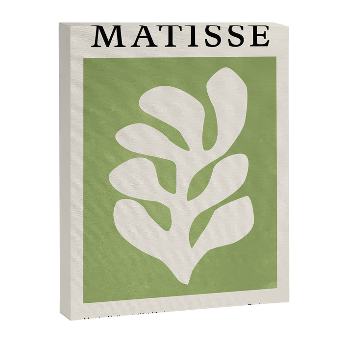 Forest Green Leaf: Matisse Paper Cutouts V Canvas Print Gallery Image 1