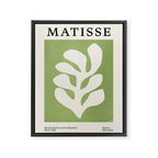 Forest Green Leaf: Matisse Paper Cutouts V Framed Canvas Print Gallery Image 8