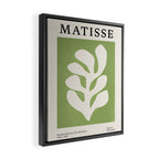 Forest Green Leaf: Matisse Paper Cutouts V Framed Canvas Print Gallery Image 2