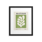 Forest Green Leaf: Matisse Paper Cutouts V Framed Art Print Gallery Image 6