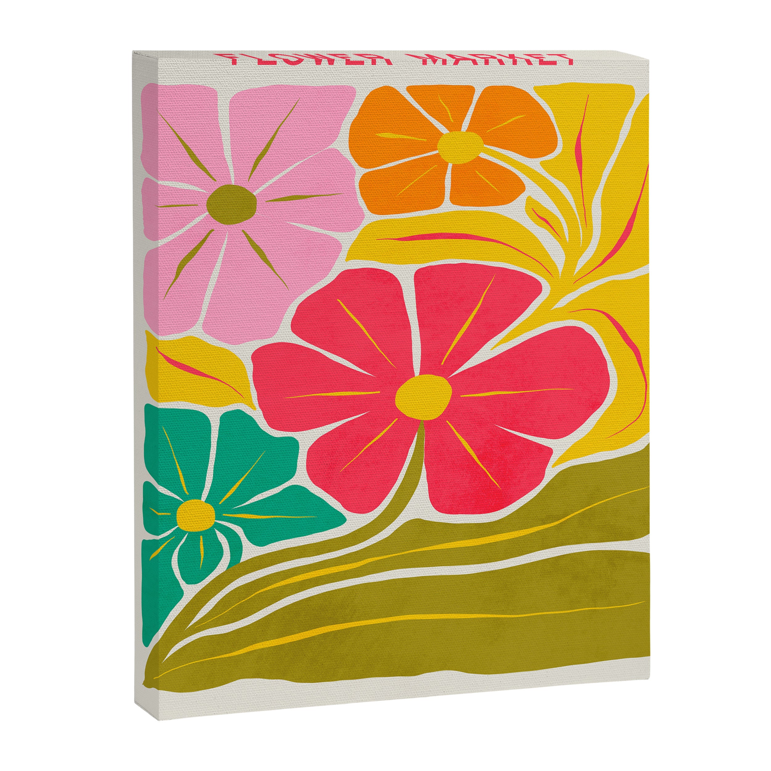French Bouquet: Les Fleurs | Flower Market 01 | Spring Summer 23 Canvas Print Gallery Image 6