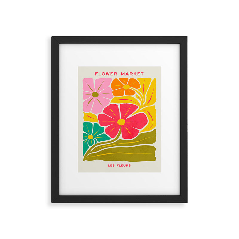 French Bouquet: Les Fleurs | Flower Market 01 | Spring Summer 23 Framed Art Print Gallery Image 4