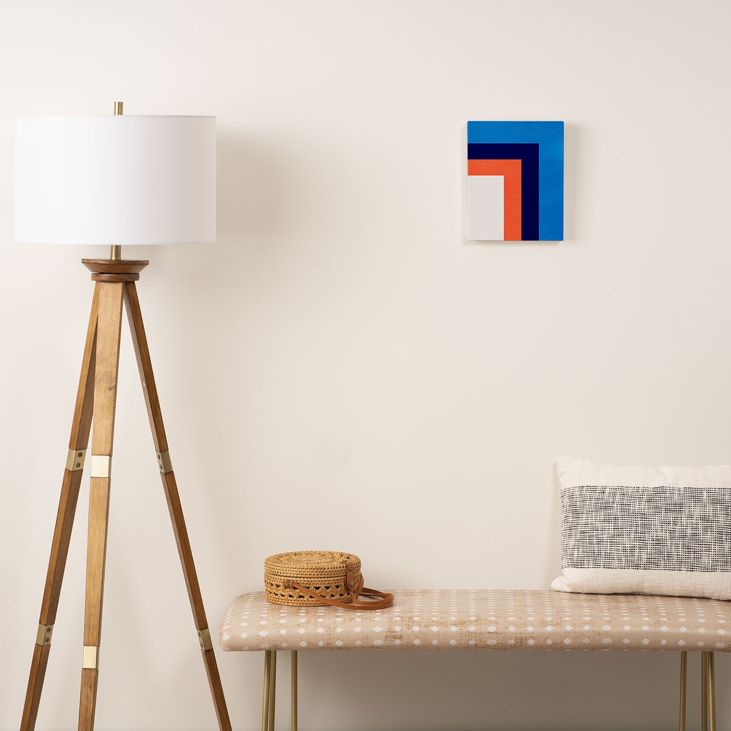 French Riviera: Bauhaus Abstraction 01 Canvas Print Gallery Image 2