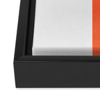 French Riviera: Bauhaus Abstraction 01 Framed Canvas Print Gallery Image 3