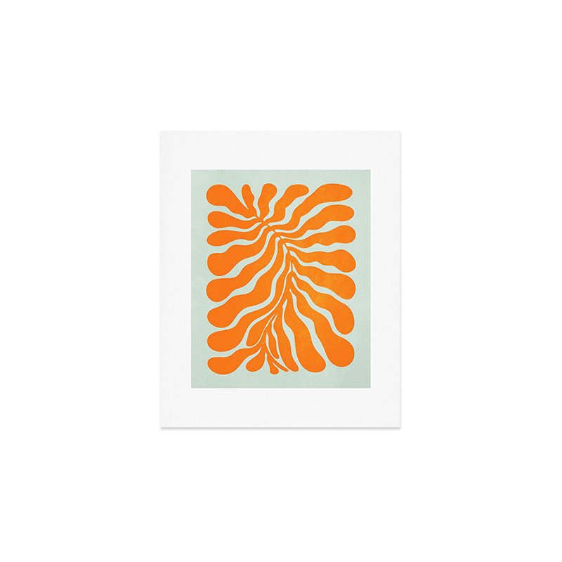 Frozen Sunrise Ferns: Matisse Edition  Art Print Gallery Image 1
